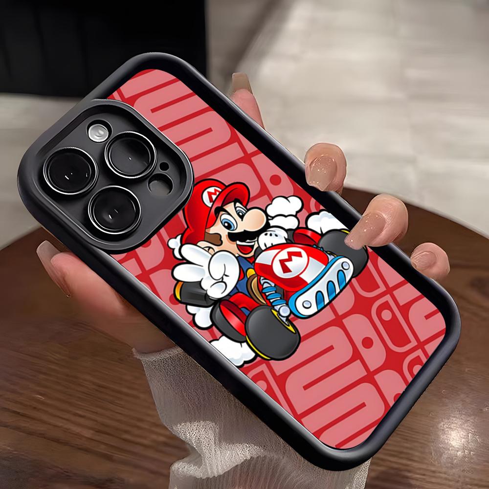 Game Super Mario Phone Case For IPhone 17 Pro Max 15 Pro 16 14 Plus 12 13 Mini 11 Pro Shockproof Soft Cover