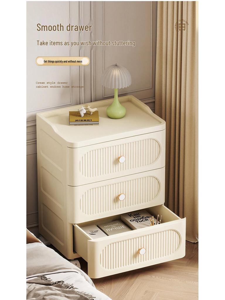 Kids' Plastic Drawer Storage Organizer for Toys, Snacks, and Clothes