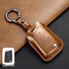 Leather Key Case for Volkswagen Models: T-Cross, Lavida, Lamando, Bora, Tiguan, Sagitar, Polo, Magotan, Passat, Tharu