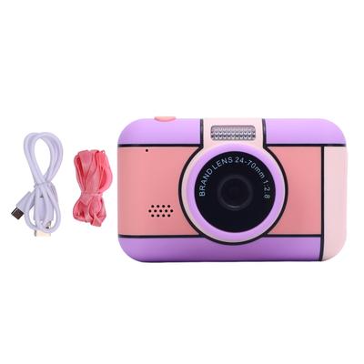 32MP 1080P Digital Camera with 2.4 Inch IPS Screen LED Flash Compact Small Camera Toy with 32G