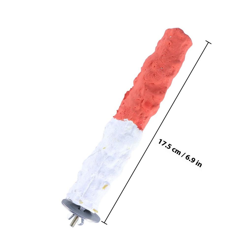 Premium Calcium Infused Bird Perch for Parrots Standing Rest Chewing Grinding Activity Center Boredom Relief Pet Bird