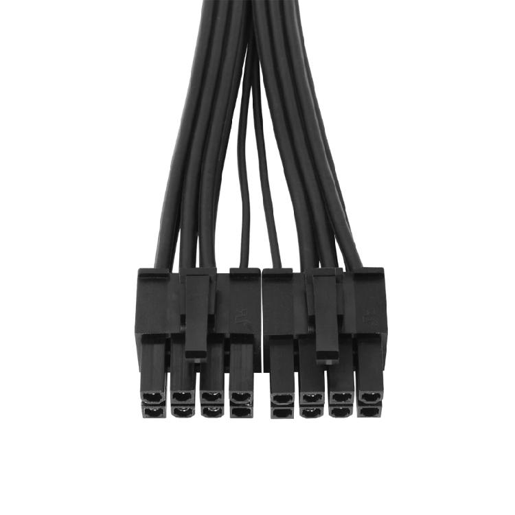 16AWG Two 8Pin To 16Pin 12VHPWR Flat Design PCIE 5.0 Cable for Easy Cable Management and Improved Cooling Efficiency