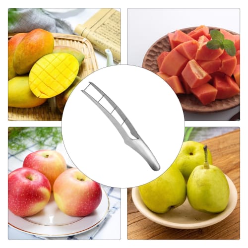 Bvizyelck Watermelon Cutter for Cubes, Watermelon Slicer Cutter Tool | Stainless Steel Manual Watermelon Slicer Cutter - Pitaya Cutting Kitchen Gadget