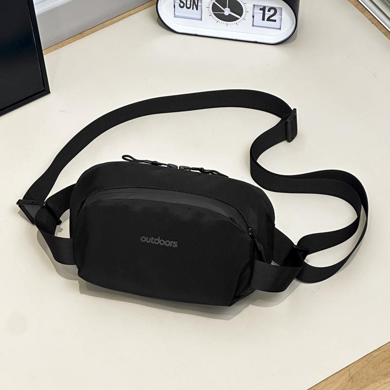 Men's and Women's Outdoor Riding Fanny Pack, Multi-functional Breast Bag, Lightweight Messenger Bag, Commuting Large-capacity Men's Bag