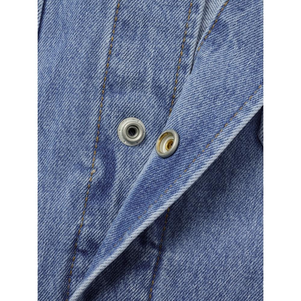 Levis Loose Casual Simple Lapel Single-Breasted Long Sleeve Denim Jacket Men jackets Light-Blue 003MP-0000