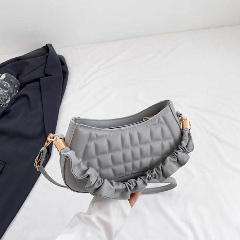Chic Trendy Baguette Bag 2023 Summer Fashionable Handbag For Women Simple Shoulder Bag