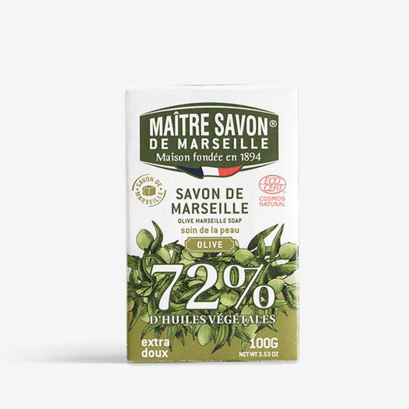 

maitresavon French Marseille Original Olive Soap 100g 100g