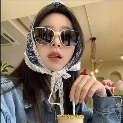 Korean Gentle Lace Hair Scarf Multicolor Sweet Headband Turban Photo Hair Accessories Photo Props Headscarf Women Girls