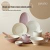 JIWOO Nordic Style Ceramic Dinnerware Gift Set