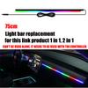LED Skylight Car Sunroof Ambient Lights Symphony RGB Interior Acrylic Strip USB LED Decoration Atmosphere Lamp Dashboard 110cm