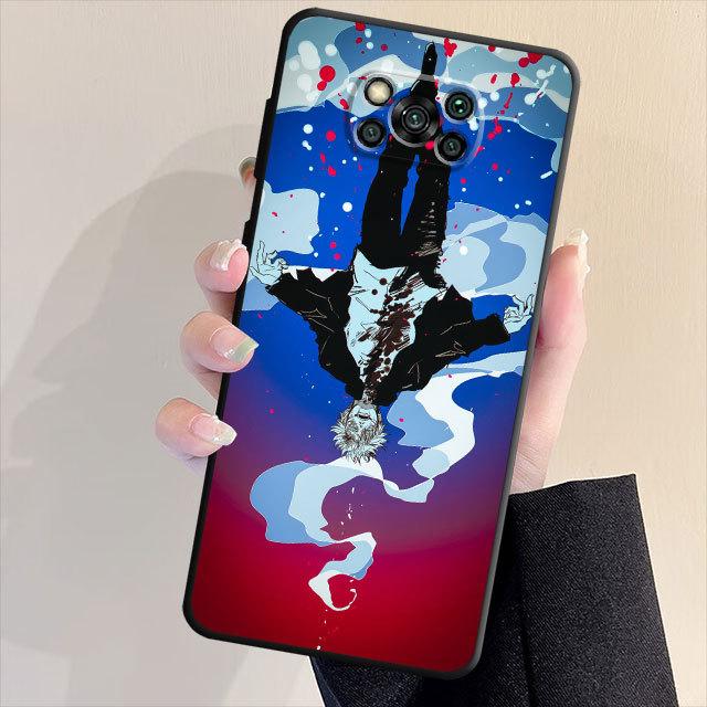 Tpu miękki zderzak etui na telefon do Samsung Galaxy S21 S20 S22 S23 uwaga 20 Ultra 10 Plus 8 9 S21 S20 Fe Jujutsu Kaisen Anime okładka