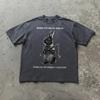 Nacido Para Perder el Tiempo Camiseta Gráfica Divertida Camiseta para Hombre Obligado a Luchar Contra el Fascismo