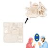 EID Puzzle Ornament DIY Castles Wood Decoration EID Craft Home Tabletop Ornament Middle East Festival Celebration Party
