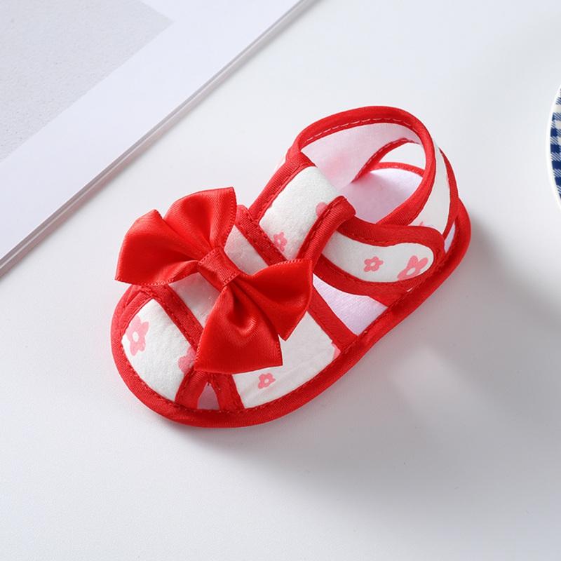 Letní dětské dívčí sandály Roztomilá ozdoba na uzlík s mašličkou s čelenkou