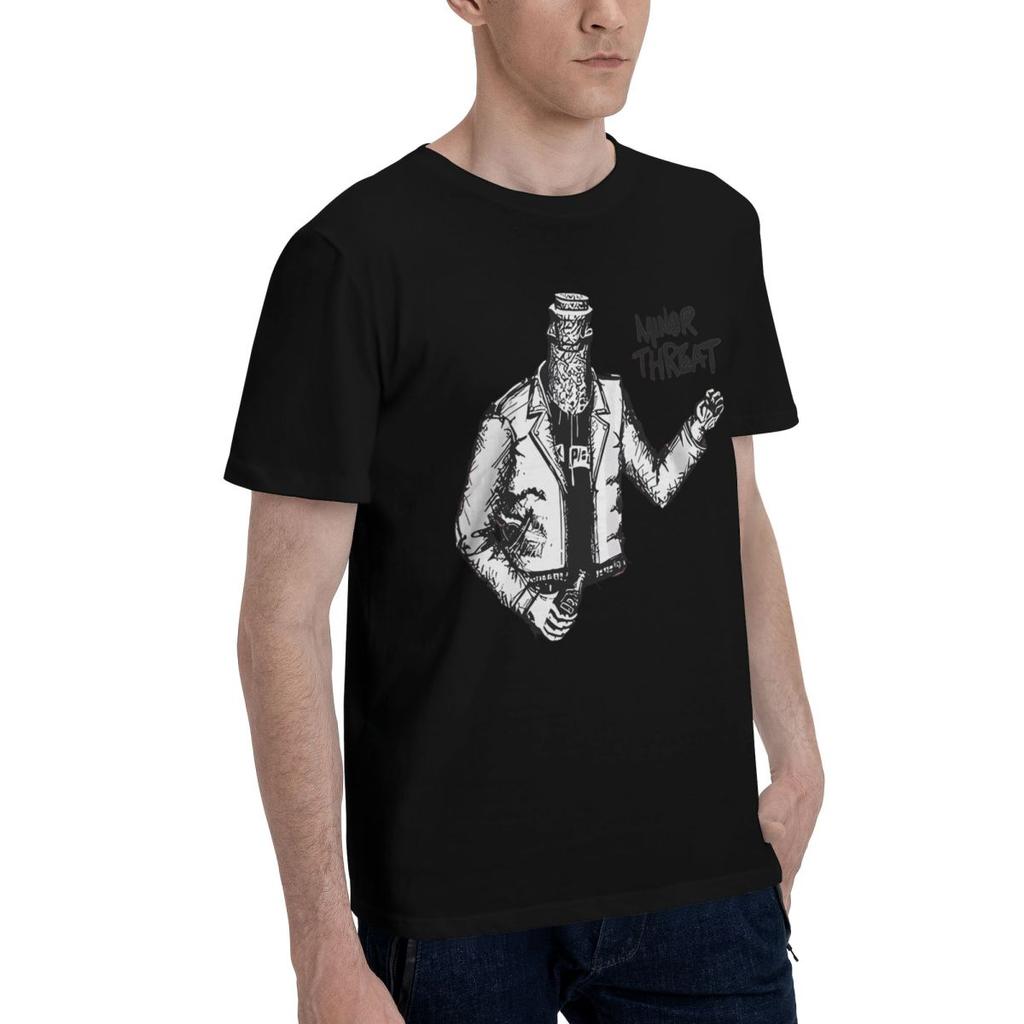 Minor Threat Bottled Violence 100 Cotton Casual Breathable Confortable Manga Funny Ugus TShirts Mens Shirt