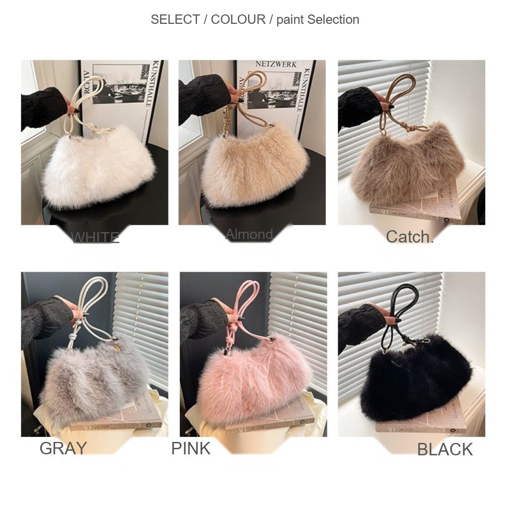 Pillow Bag Women Plush Large Capacity Daily Commute