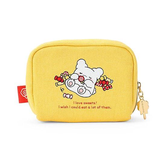 SANRIO Pouch (Sweet Treats) Hanamaru Obake, Cotton/Polyester/Zinc Alloy, Ages 3 and up, 600440