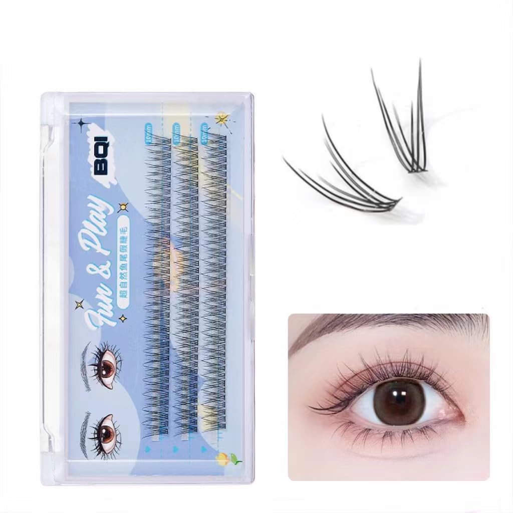 

Natural-looking, long-lasting, waterproof false eyelashes in 3 styles. Perfect for DIY eyelash extensions.