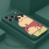 Cute Crayon Shin-chan Case for Apple iPhone 17 Pro Max 12 Plus 16 XS XR 15 7 8 Air 13 Mini 11 Phone Cover