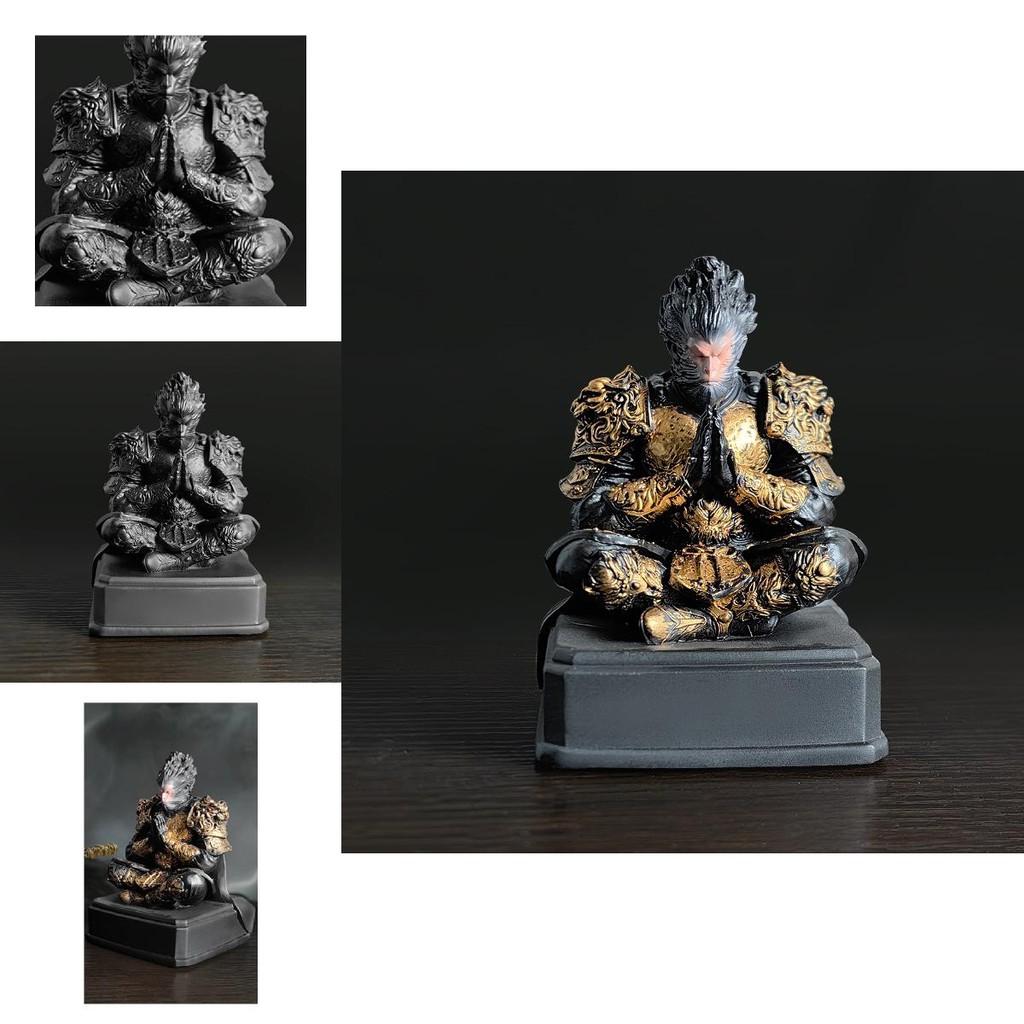 Stunning Black Myth Wukong Resin Decorative Statue Of The Monkey King For Home Decor