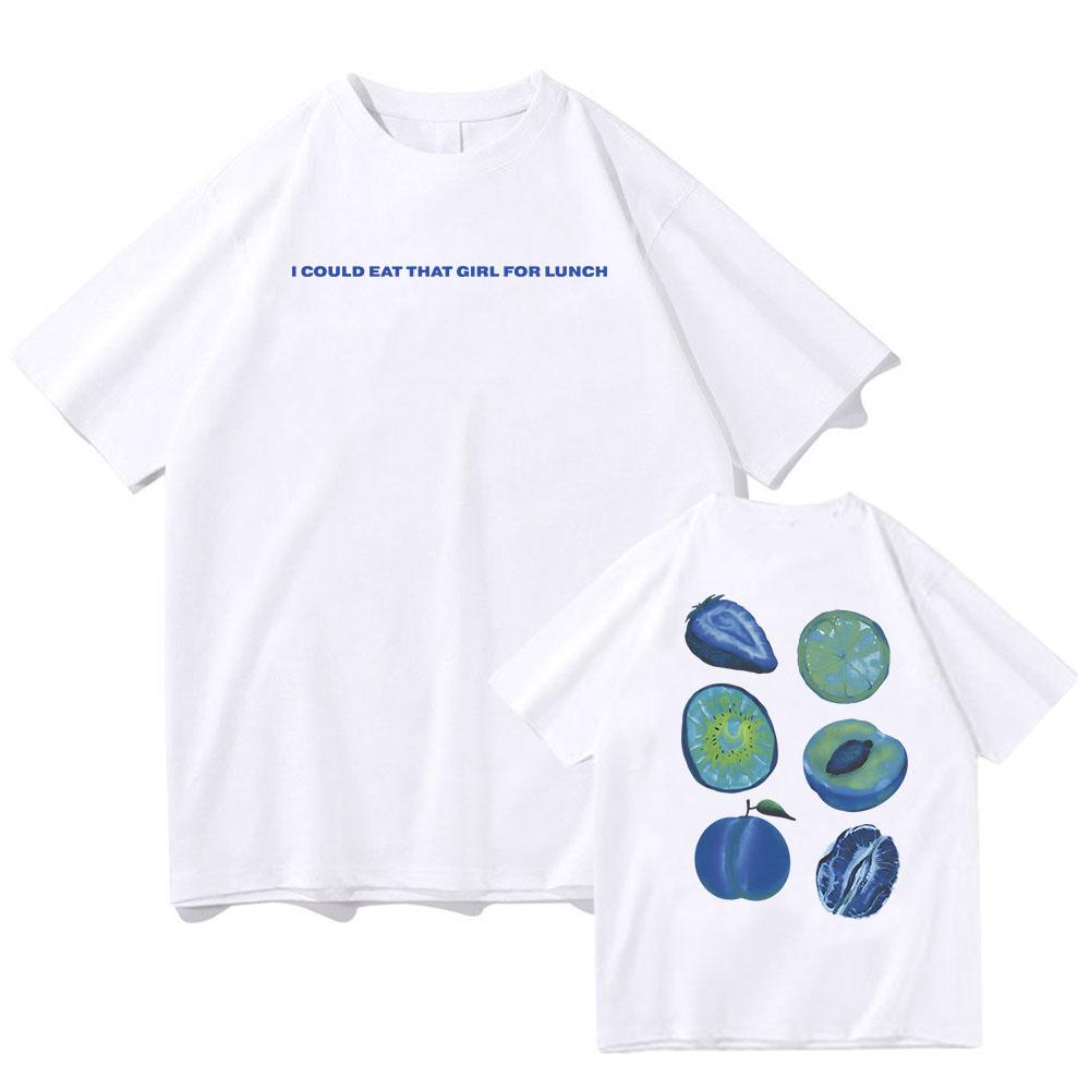 Potrei Mangiare Quella Ragazza a Pranzo T-shirt Album Hit Me Hard Stampa Morbida Magliette Cotone Alta Qualità T-shirt Donna/Uomo Ragazze
