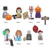 Horror Movie Action Figure Building Blocks Halloween Character M3gan Nun Ash Terrifier Action Figure Building Blocks Toys Gifts