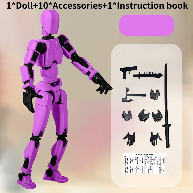 Versatile Jointed Figurine Stress Relief Toy Perfect For Creative Diy Enthusiasts