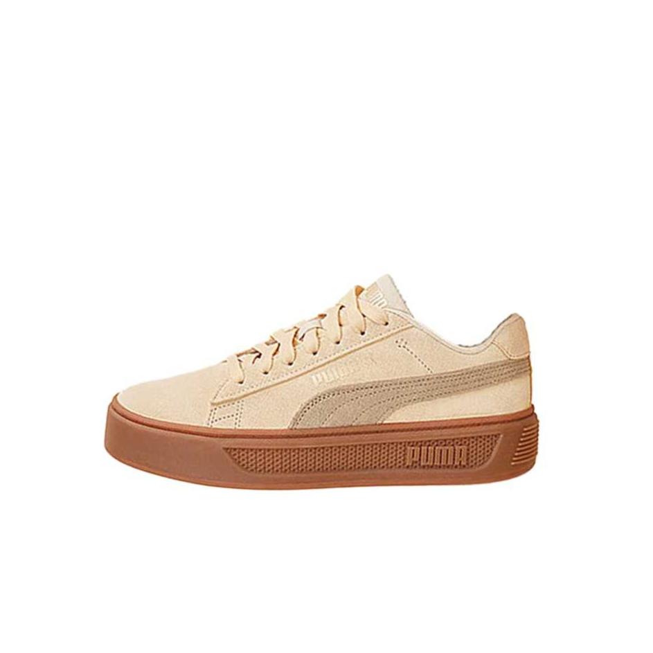

Puma Smash Platform V3 Fabric Two-Layer Cowhide Comfortable Flat Breathable Low-Top Sneakers Women sneakers 391942-07 36
