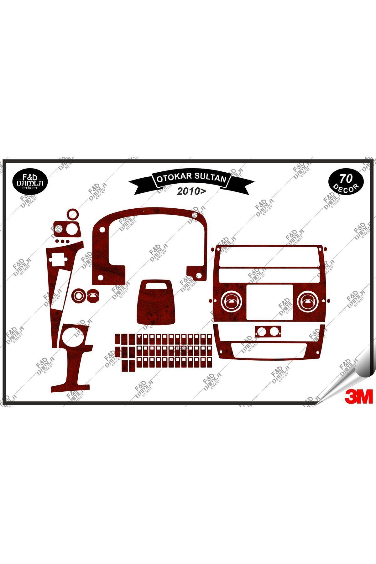 

Otokar Sultan 2012 Torpido Konsol Trim Göğüs Maun Kaplama Set 70 Parça Maun