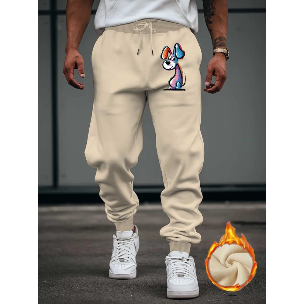 Mens Print Lounge Pants New Style Autumn Winter Male Fashion Streetwear Casual Sporty Sweatpants