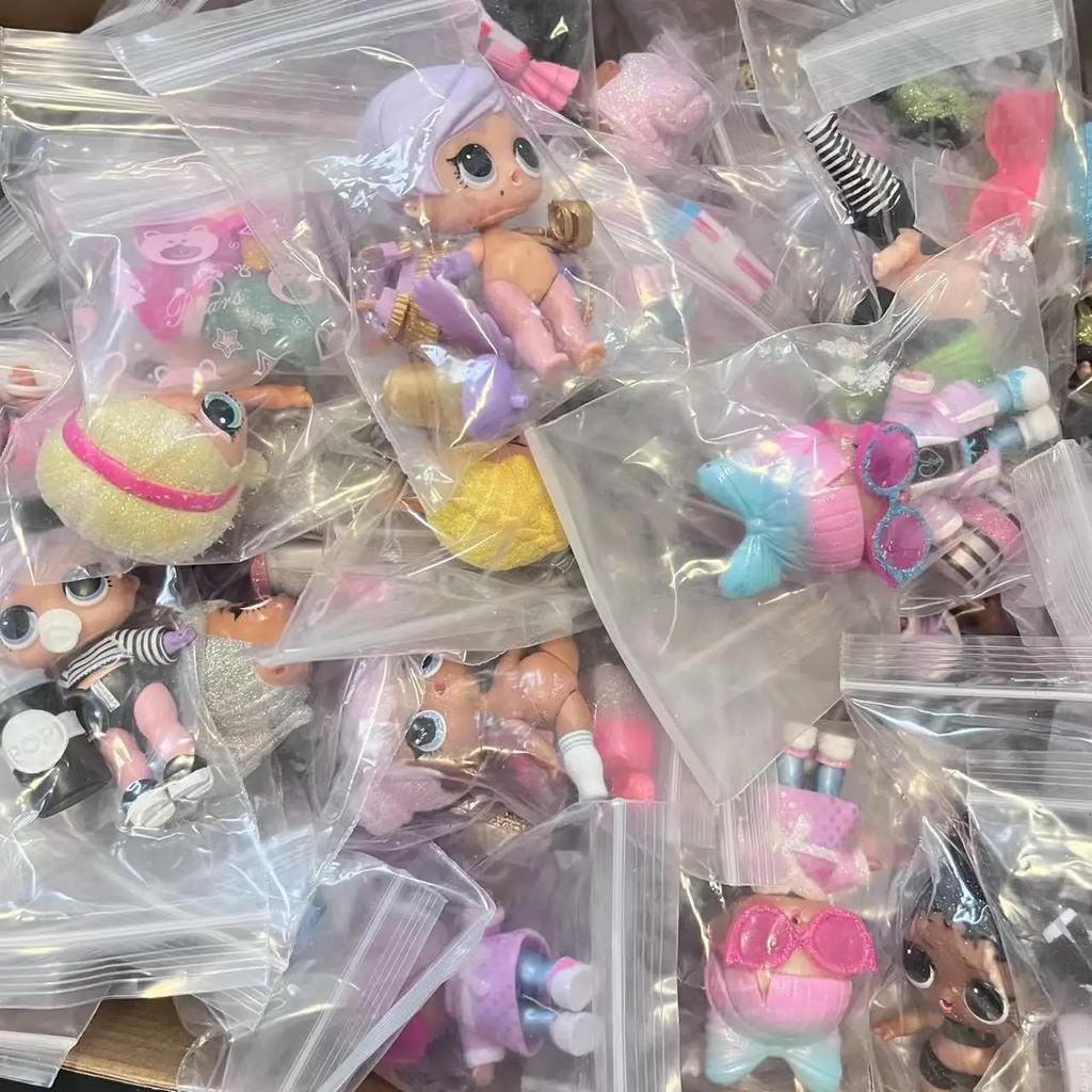 1 Doll + 1 Clothes + 1 Shoes + 1 Baby Bottle + 1 Accessories LOL Doll Original 8cm Big Sisters Girls DIY Toys Gifts