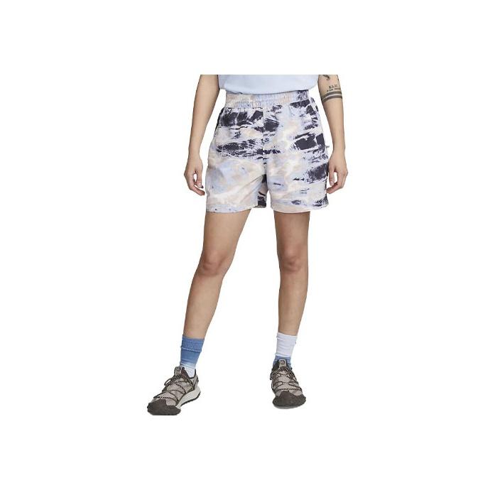 Nike ACG Women s Printed Trail Running Shorts Black Anthracite White DZ7586-015 M