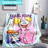 Custom Name Blanket Laboratory Electric Adventure Blanket Bedding Blanket for Travel, Camping, Living Rooms, Offices, Sofas, Fan Christmas Gift