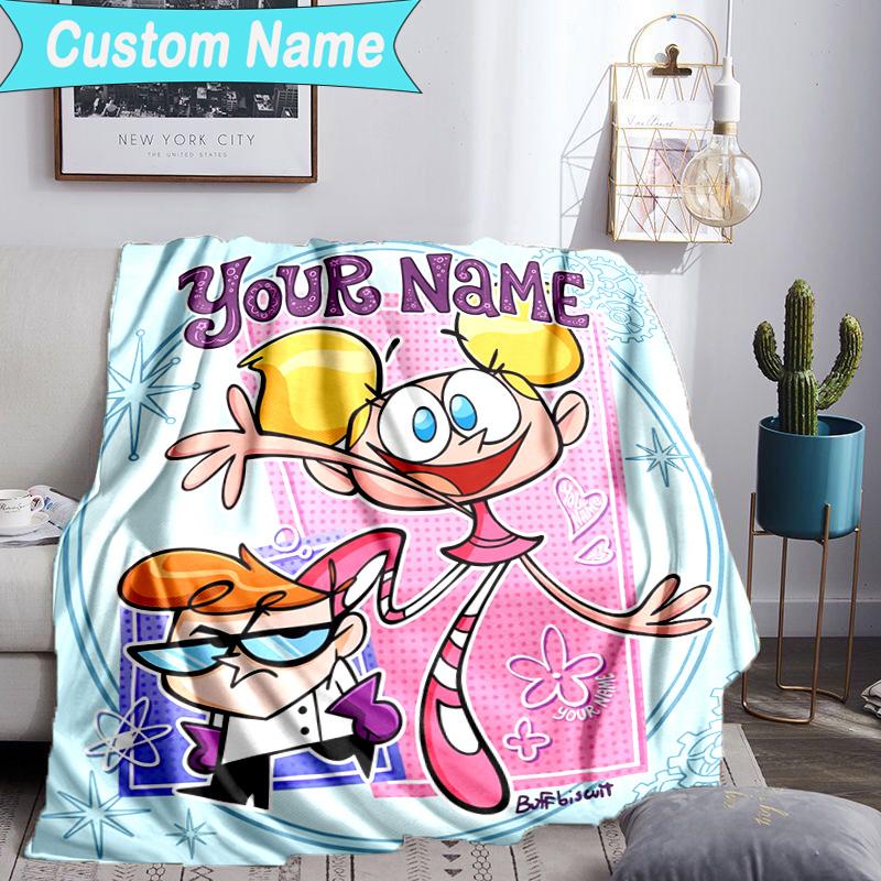Custom Name Blanket Laboratory Electric Adventure Blanket Bedding Blanket for Travel, Camping, Living Rooms, Offices, Sofas, Fan Christmas Gift