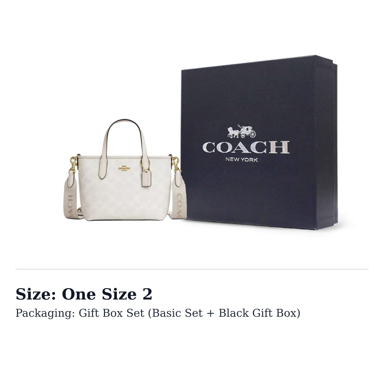 COACH City Artificial Leather Tote Bag