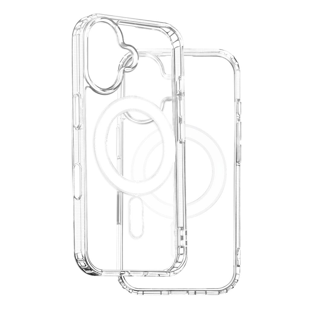 Anti Shock Cover 1.5 Mm Mag For Iphone 16 Pro Max 6.9" Transparent Big Hole + Button