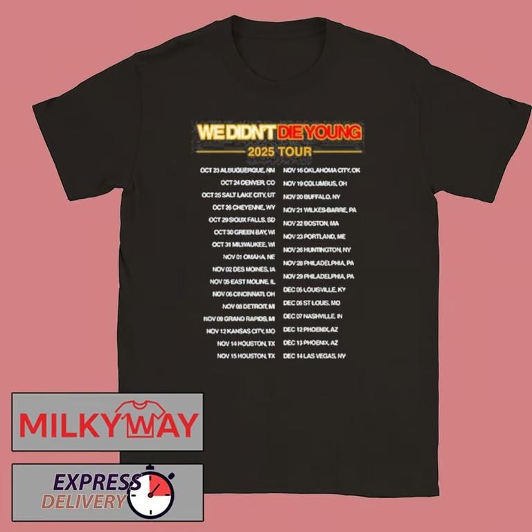 

Blue October WDDY Falling Eagles 2025 Tour T-Shirt Unisex T-Shirt XL