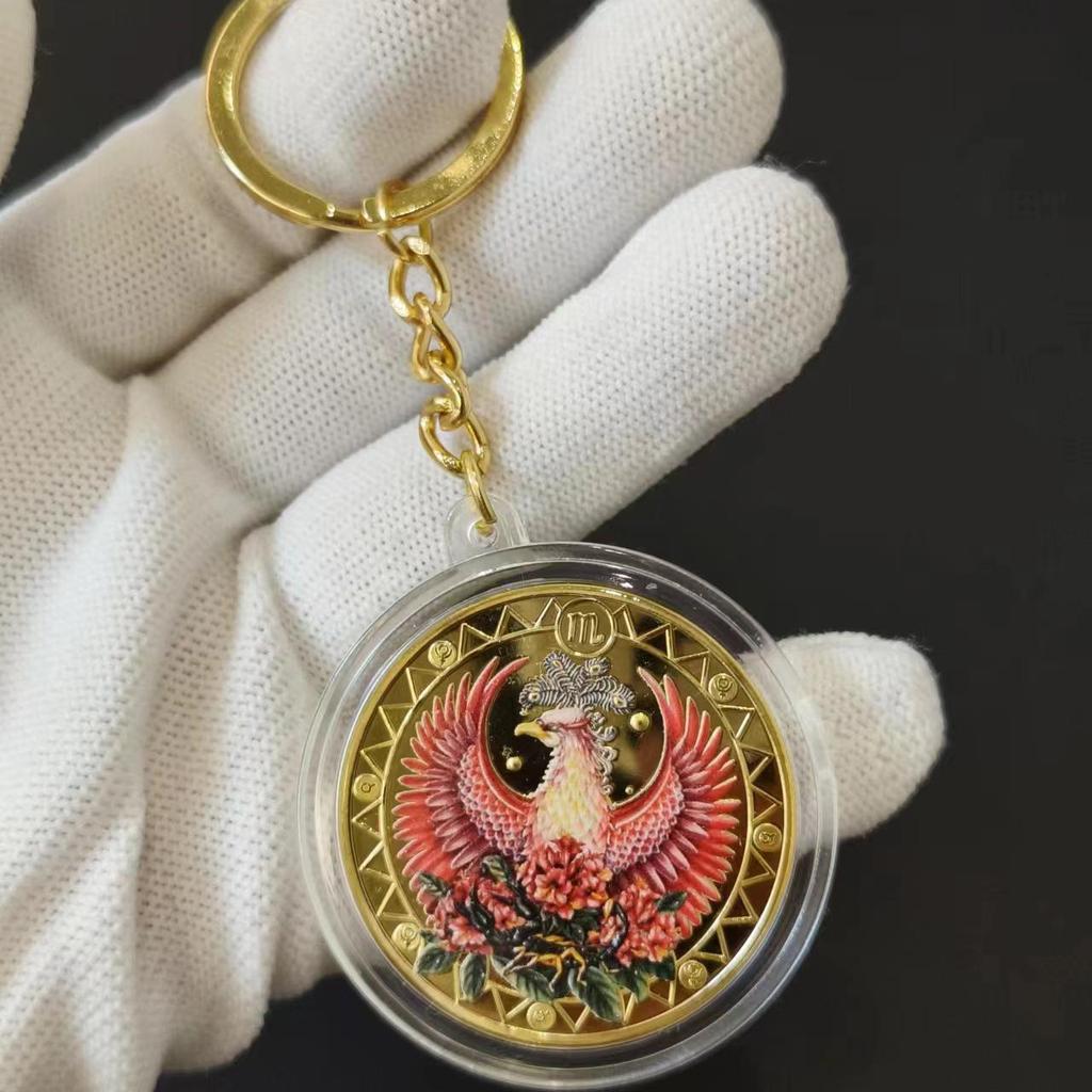 Gold-Plated Scorpio, Gemini, and Libra Zodiac Medallion Set