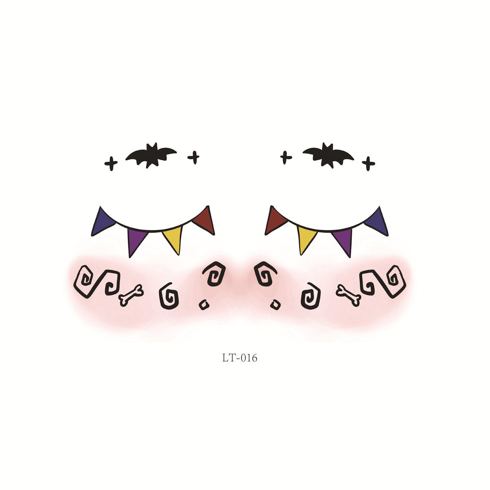 Хэллоуин Лицо Наклейки Для Глаз Подводка Для Глаз Тени Для Век Временные Наклейки — фото 12