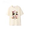 Summer New Labubu Printed Short-sleeved T-shirt Lazy All-match Top