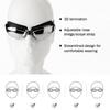 1 Set Nearsighted Swim Glasses Short-Sighted Goggles For Swimming Graded Eyeglasses With Grade Silicone Racing Goggles For Adult