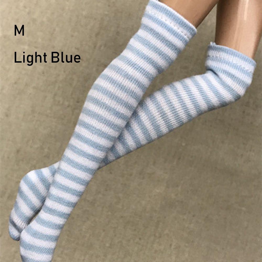 1 Pair Fashion Children  Girl DIY 's Clothes Accessories 1/6  Stockings Christmas Gift Stripe Socks