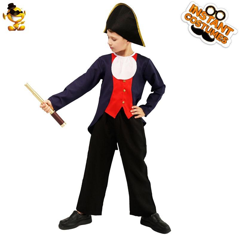 Little boy pirate captain party costume halloween cosplay costume stage costume masquerade