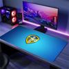 Leeds United LUFC Druck Kissen Rutschfest Laptop Tablet Großes Mauspadd XXL Matte Mini-PC Spielmatte Mit Verriegeltem Rand