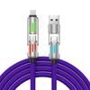 240W Multi-Color Breathing Light 4-in-1 Super Fast Charging Cable for Apple, Android, Type-C Devices