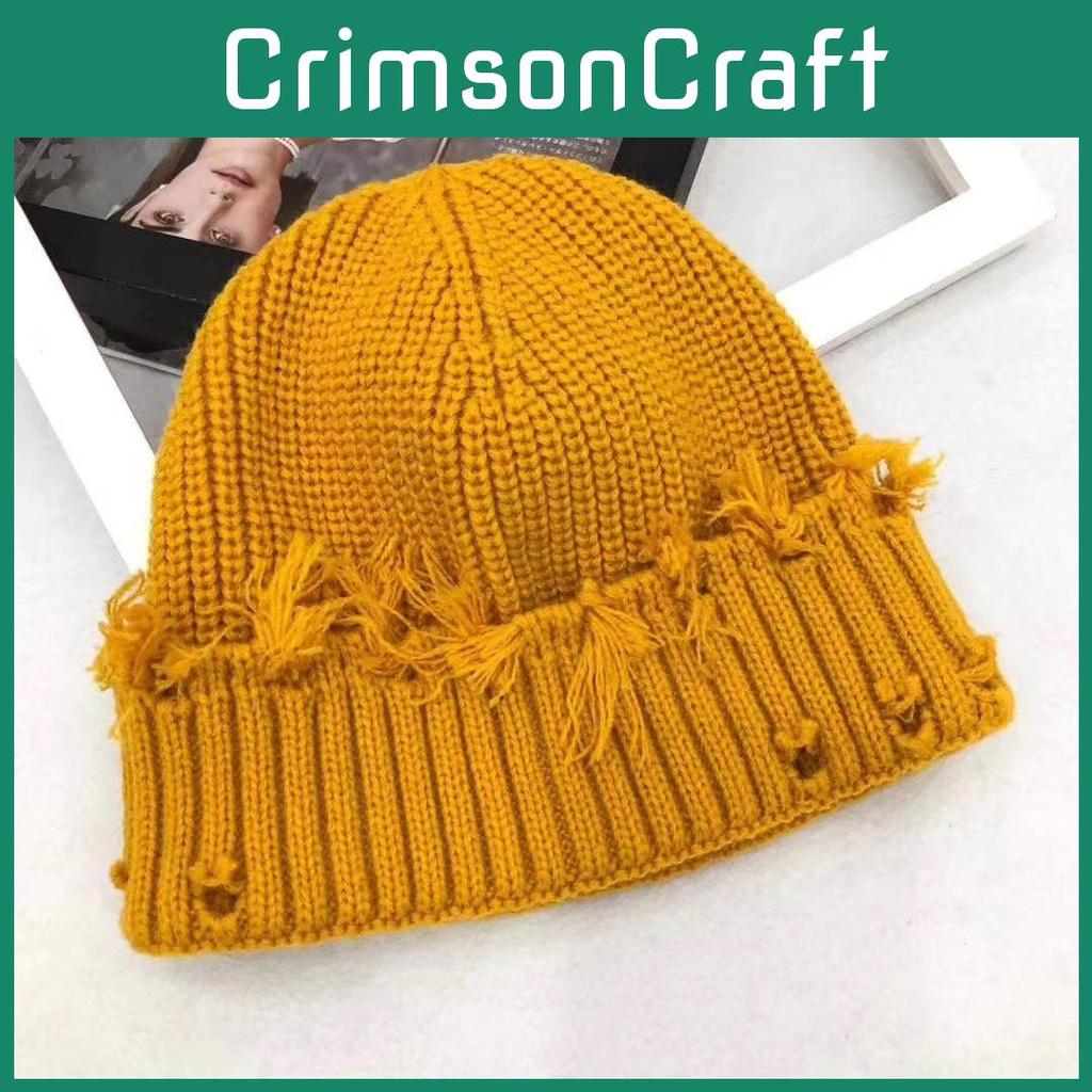 Knitted Winter Warm Hat Solid Color Breathable Cap Outdoor Commuter Fashion Gift