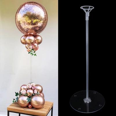 2/4 stücke 35cm Paste Tisch Ballon Ständer Halter Spalte Tüll Kinder Geburtstag Hochzeit Party Baby Dusche Dekoration Unterstützung Schwimmende