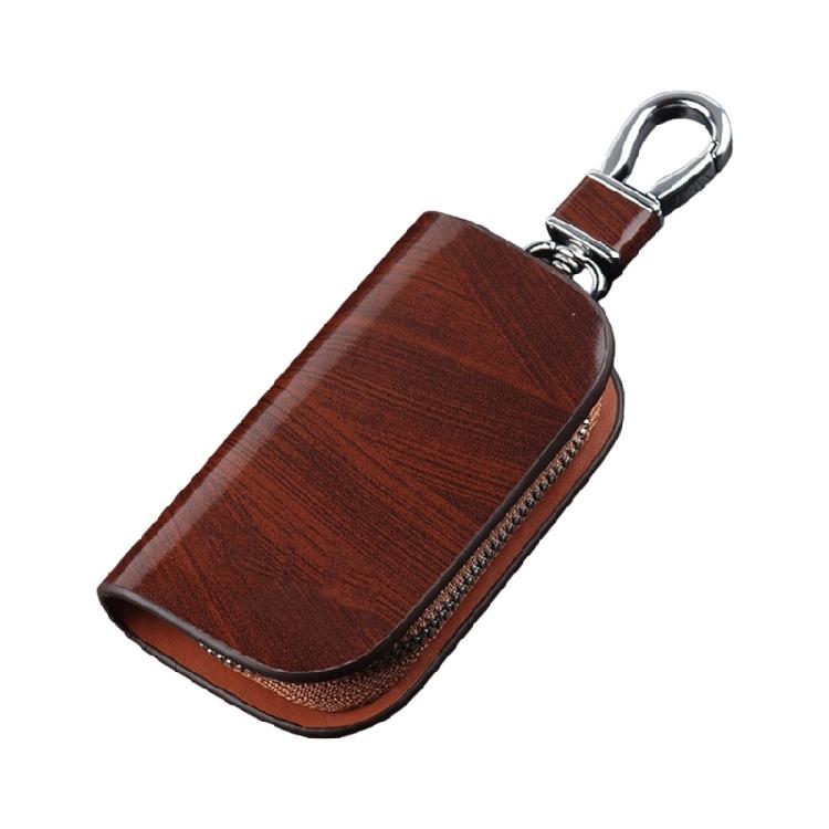 

Scratchproof Remote Car Key Case Zippers Organizer with Keychain PU Leather Key Bag Automotive Accessories Anti Drop Cas