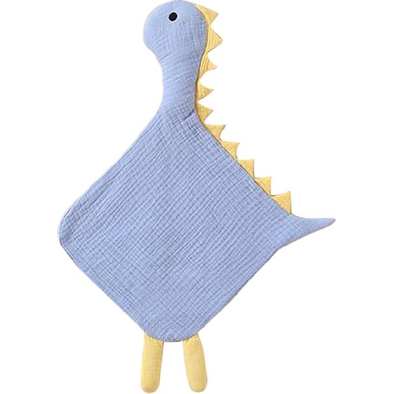 Муслиновая одеяло-погремушка из органического хлопка, Муслиновая одеяло-игрушка с динозаврами из органического хлопка, Мягкое и дышащее одеяло-обнимашка, Подарки для малышей, мальчиков и девочек (зеленый Gray Dinosaur