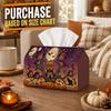 1pc Whimsical Gothic Dark Tissue Box | Popular Multi-Functional Halloween Napkin Dispenser, for Home Ghost Parties Terrier Dog Figure Dead Tree Pumpki